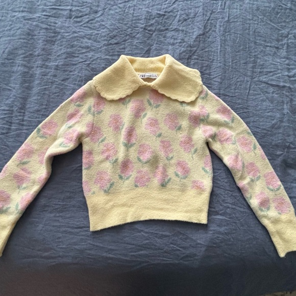 Zara Argyle Sweater - Picture 1 of 6